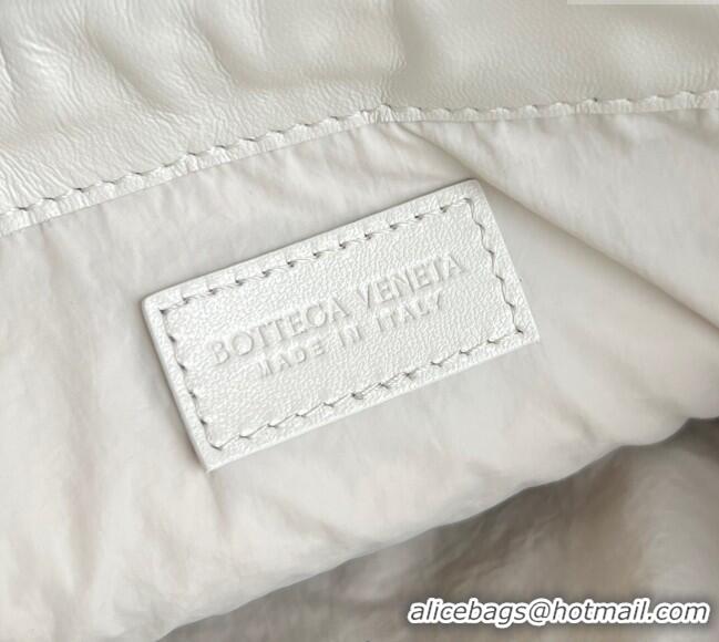 Cheapest Bottega Veneta Small Dustbag in Intrecciato Leather 816987 Chalk White 2025