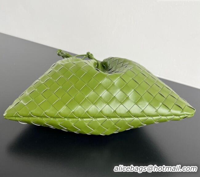 High Quality Bottega Veneta Medium Dustbag in Intrecciato Leather 796728 Matcha Green 2025