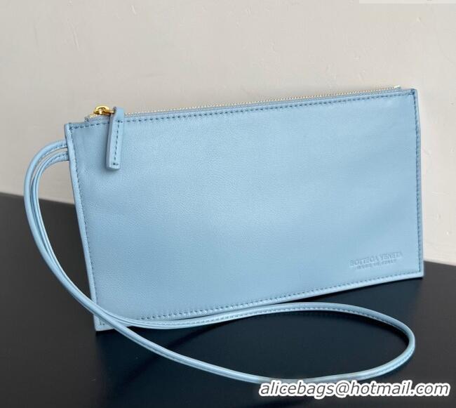 Buy Classic Bottega Veneta Large Sardine Bag in Intrecciato Leather 754988 Ice Blue 2025