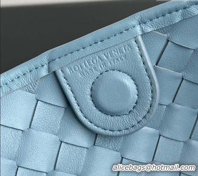 Buy Classic Bottega Veneta Large Sardine Bag in Intrecciato Leather 754988 Ice Blue 2025