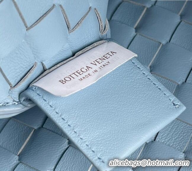 Buy Classic Bottega Veneta Large Sardine Bag in Intrecciato Leather 754988 Ice Blue 2025