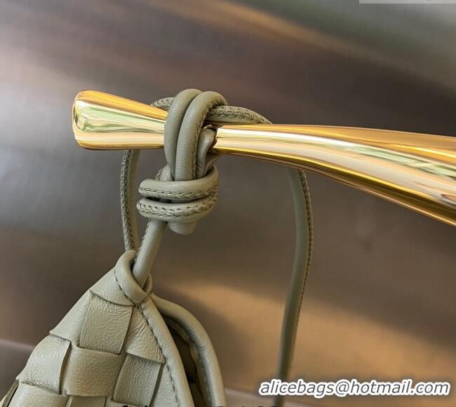 Best Quality Bottega Veneta Large Sardine Bag in Intrecciato Leather Travertine 754988 Green 2025