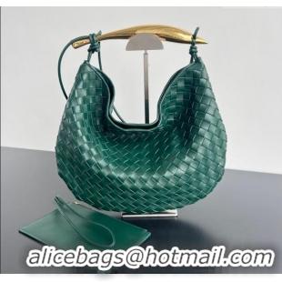 Best Wholesale Bottega Veneta Large Sardine Bag in Intrecciato Leather 754988 Emerald Green 2025