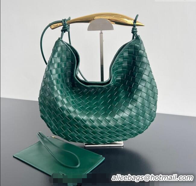Best Wholesale Bottega Veneta Large Sardine Bag in Intrecciato Leather 754988 Emerald Green 2025