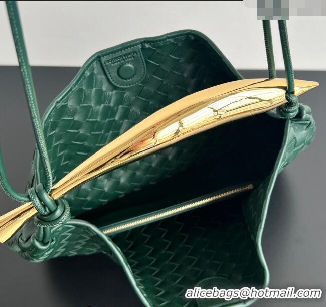 Best Wholesale Bottega Veneta Large Sardine Bag in Intrecciato Leather 754988 Emerald Green 2025