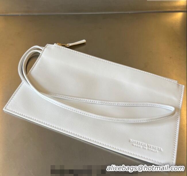 Spot Bulk Bottega Veneta Large Sardine Bag in Intrecciato Leather 754988 White 2025