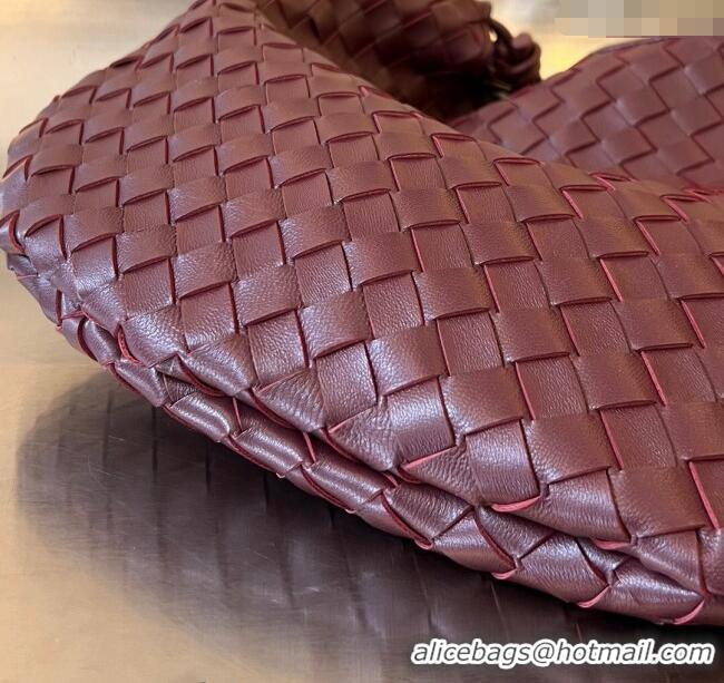 Well Crafted Bottega Veneta Large Sardine Bag in Intrecciato Leather 754988 Burgundy 2025