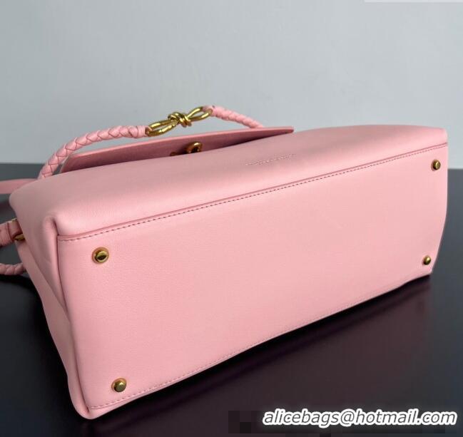 Inexpensive Bottega Veneta Medium Ciao Ciao Top Handle Bag in Calf Leather 817231 Rose Pink 2025