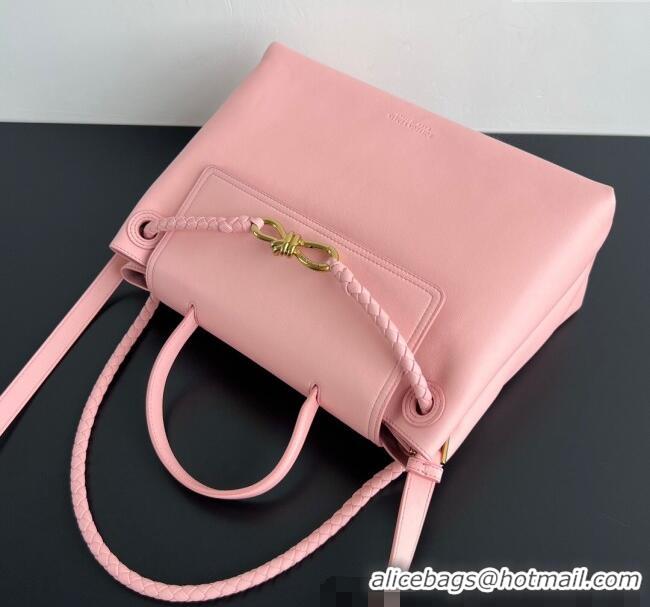 Inexpensive Bottega Veneta Medium Ciao Ciao Top Handle Bag in Calf Leather 817231 Rose Pink 2025