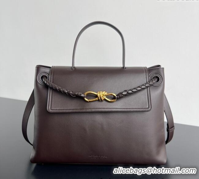 Spot Bulk Bottega Veneta Medium Ciao Ciao Top Handle Bag in Calf Leather 817231 Fondant Brown 2025