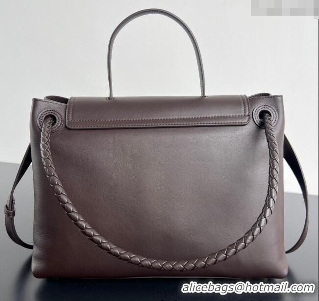 Spot Bulk Bottega Veneta Medium Ciao Ciao Top Handle Bag in Calf Leather 817231 Fondant Brown 2025