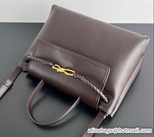 Spot Bulk Bottega Veneta Medium Ciao Ciao Top Handle Bag in Calf Leather 817231 Fondant Brown 2025