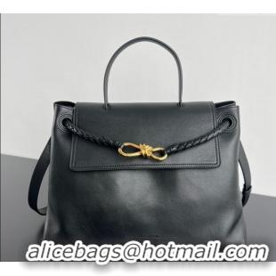 New Product Bottega Veneta Medium Ciao Ciao Top Handle Bag in Calf Leather 817231 Black 2025