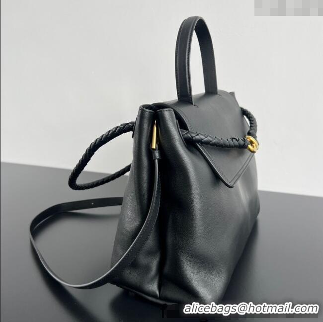 New Product Bottega Veneta Medium Ciao Ciao Top Handle Bag in Calf Leather 817231 Black 2025