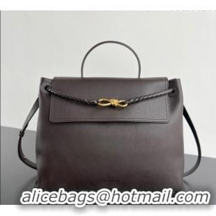 Good Looking Bottega Veneta Large Ciao Ciao Top Handle Bag in Calf Leather 826195 Fondant Brown 2025