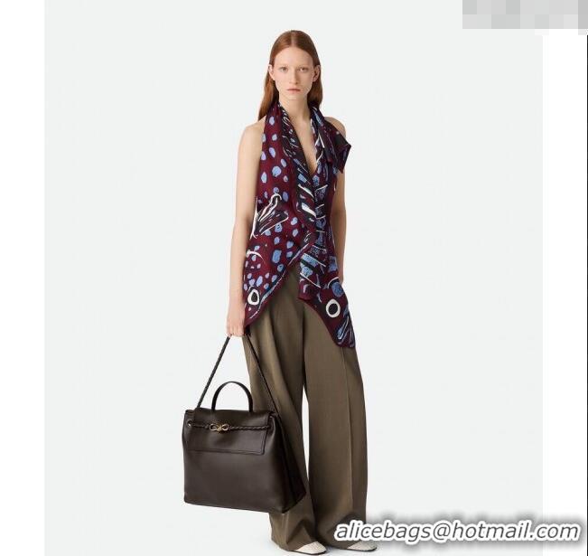Good Looking Bottega Veneta Large Ciao Ciao Top Handle Bag in Calf Leather 826195 Fondant Brown 2025