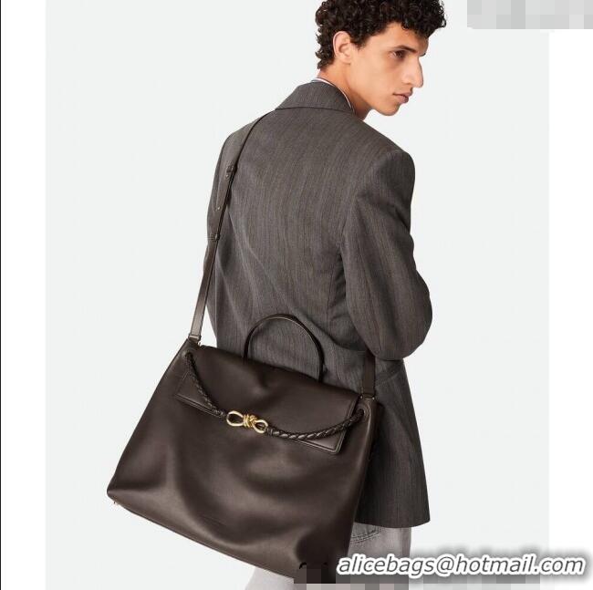 Good Looking Bottega Veneta Large Ciao Ciao Top Handle Bag in Calf Leather 826195 Fondant Brown 2025
