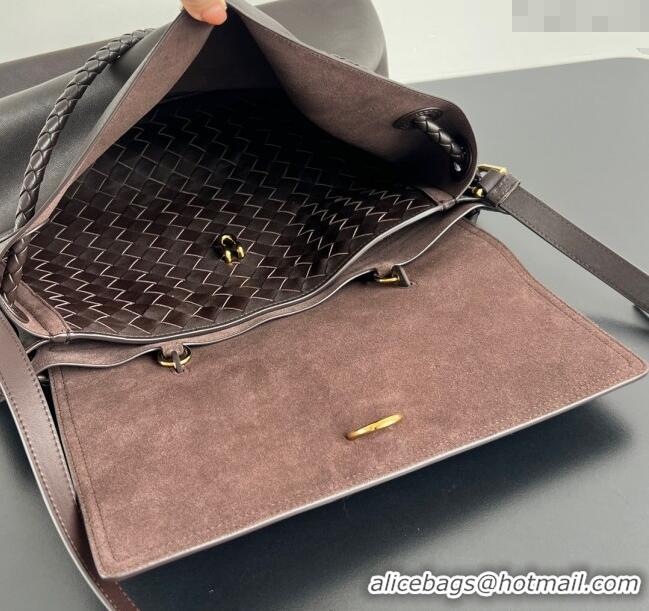 Good Looking Bottega Veneta Large Ciao Ciao Top Handle Bag in Calf Leather 826195 Fondant Brown 2025