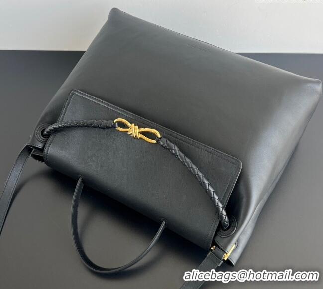 New Grade Bottega Veneta Large Ciao Ciao Top Handle Bag in Calf Leather 826195 Black 2025