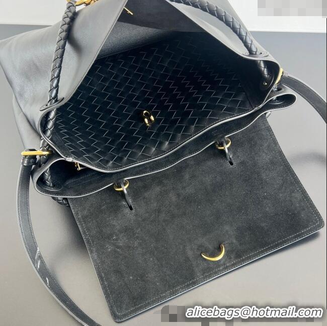 New Grade Bottega Veneta Large Ciao Ciao Top Handle Bag in Calf Leather 826195 Black 2025