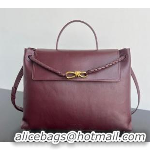 Market Sells Bottega Veneta Large Ciao Ciao Top Handle Bag in Calf Leather 826195 Barolo Red 2025
