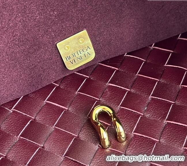 Market Sells Bottega Veneta Large Ciao Ciao Top Handle Bag in Calf Leather 826195 Barolo Red 2025