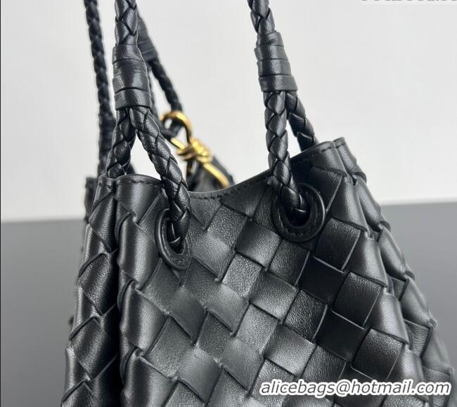 Buy Cheap Bottega Veneta Parachute Medium Shoulder Bag in Intrecciato Leather 835921 Black 2025