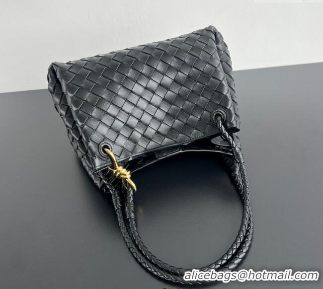 Buy Cheap Bottega Veneta Parachute Medium Shoulder Bag in Intrecciato Leather 835921 Black 2025