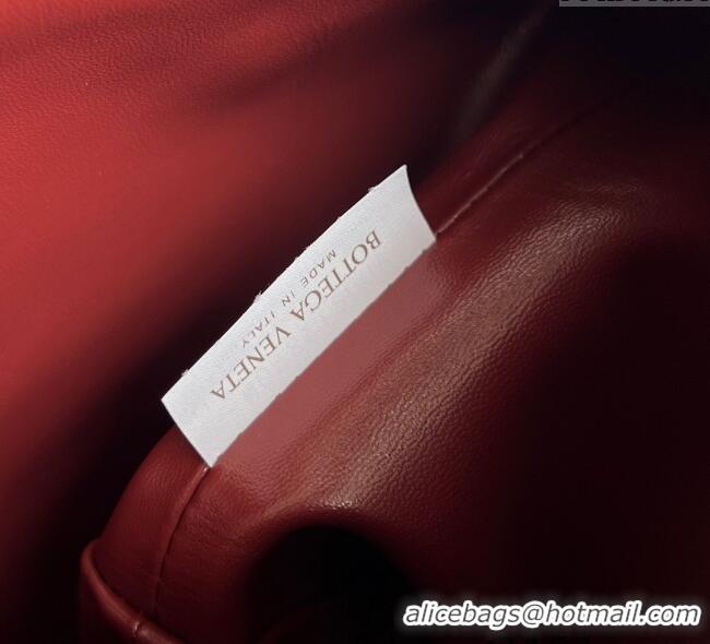 Buy Wholesale Bottega Veneta Mini Wallace Shoulder Bag in Intrecciato Soft Calfskin Leather 754443 Sapele Red 2025