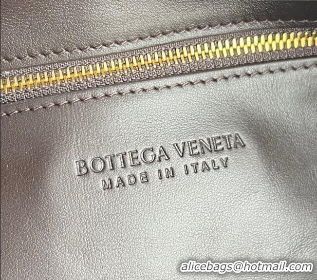 New Release Creation Bottega Veneta Hop Small Hobo Bag in Intrecciato Leather 796262 Fondant Brown 2025