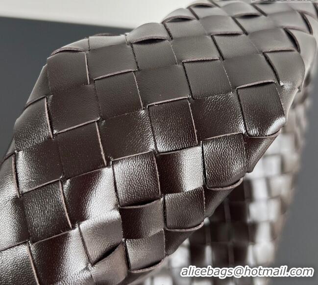 New Release Creation Bottega Veneta Hop Small Hobo Bag in Intrecciato Leather 796262 Fondant Brown 2025