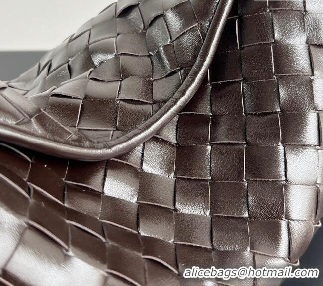 New Release Creation Bottega Veneta Hop Small Hobo Bag in Intrecciato Leather 796262 Fondant Brown 2025