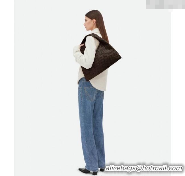 New Release Creation Bottega Veneta Hop Small Hobo Bag in Intrecciato Leather 796262 Fondant Brown 2025