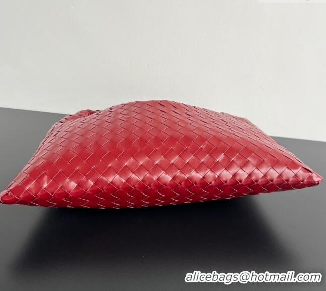 Best Price Bottega Veneta Hop Small Hobo Bag in Intrecciato Leather 796262 Heart Red 2025