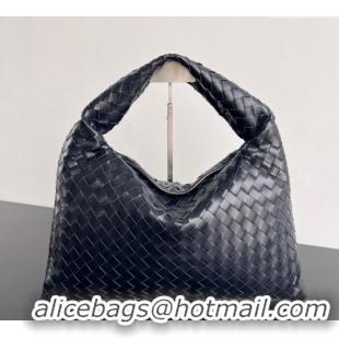 New Fashion Bottega Veneta Hop Small Hobo Bag in Intrecciato Leather 796262 Shadow Blue 2025