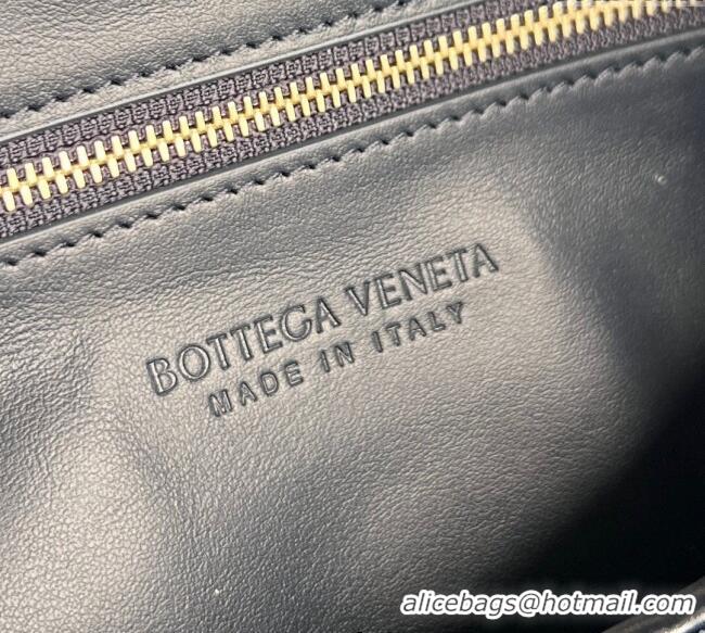 New Fashion Bottega Veneta Hop Small Hobo Bag in Intrecciato Leather 796262 Shadow Blue 2025