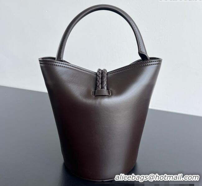 Well Crafted Bottega Veneta Small Liberta Bucket Bag in Smooth Leather 815244 Fondant Brown 2025
