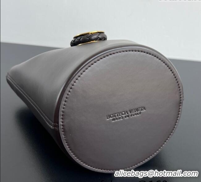 Well Crafted Bottega Veneta Small Liberta Bucket Bag in Smooth Leather 815244 Fondant Brown 2025