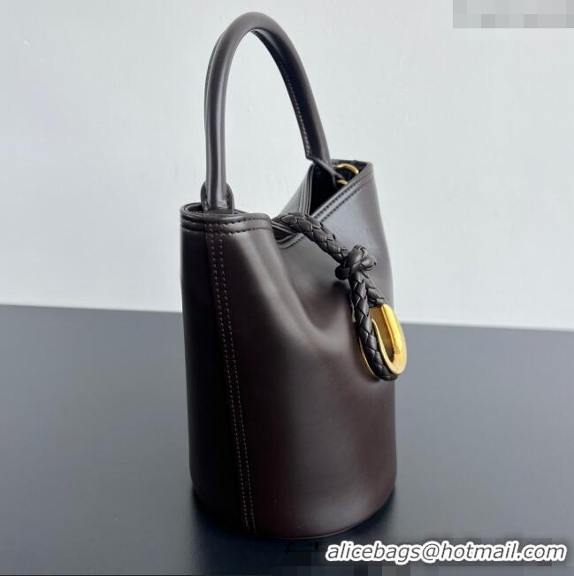 Well Crafted Bottega Veneta Small Liberta Bucket Bag in Smooth Leather 815244 Fondant Brown 2025