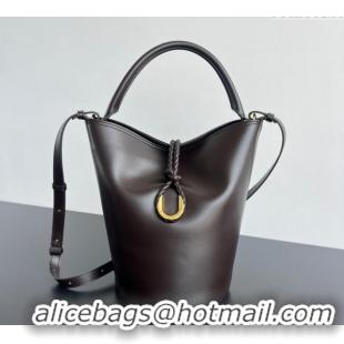 Cheap Classic Bottega Veneta Liberta Bucket Bag in Smooth Leather 806038 Fondant Brown 2025
