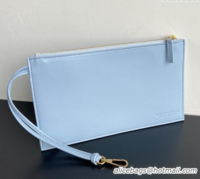 New Fashion Bottega Veneta Large Parachute Shoulder Bag in Intrecciato Leather 796571 Ice Blue 2025