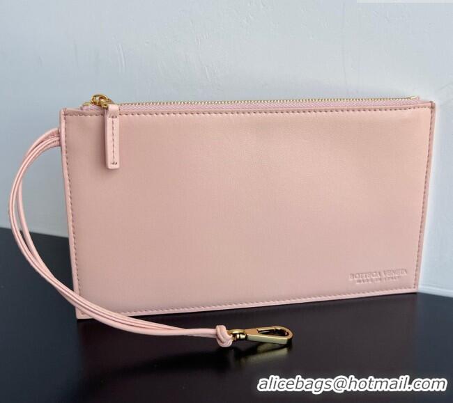 Spot Discount Bottega Veneta Large Parachute Shoulder Bag in Intrecciato Leather 796571 Cameo Pink 2025