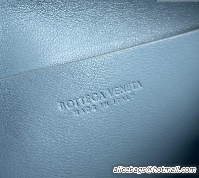 Promotional Bottega Veneta Intrecciato Leather Concert Pouch Mini bag 794258 Ice Blue 2025