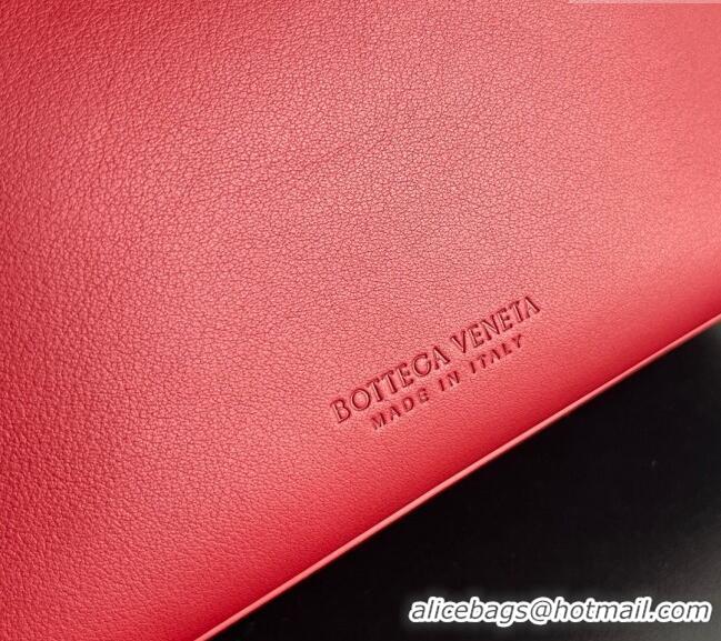 Buy Discount Bottega Veneta Small Andiamo Top Handle Bag in Calfskin Leather 810213 Red 2025