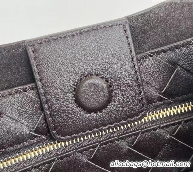 Well Crafted Bottega Veneta Small Andiamo Top Handle Bag in Calfskin Leather 810213 Fondant Brown 2025