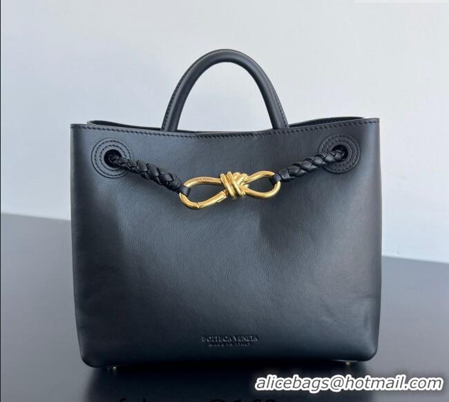 Buy Discount Bottega Veneta Small Andiamo Top Handle Bag in Calfskin Leather 810213 Black 2025