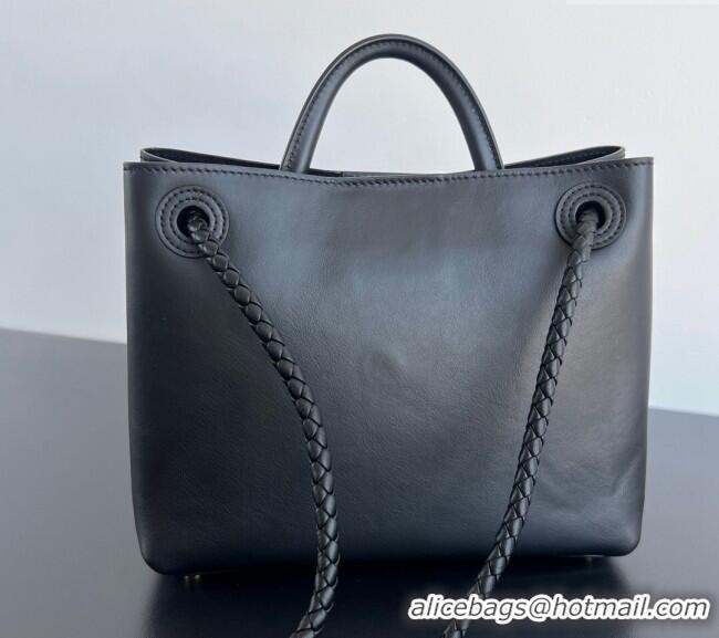 Buy Discount Bottega Veneta Small Andiamo Top Handle Bag in Calfskin Leather 810213 Black 2025