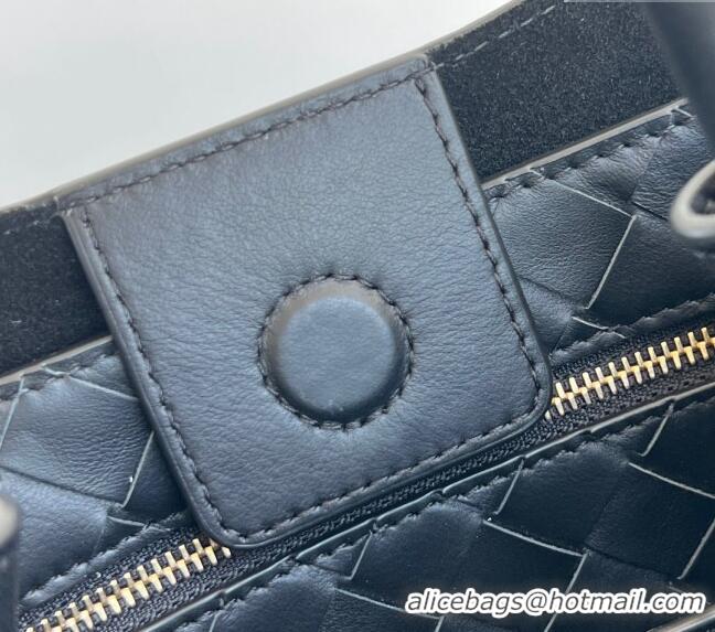 Buy Discount Bottega Veneta Small Andiamo Top Handle Bag in Calfskin Leather 810213 Black 2025