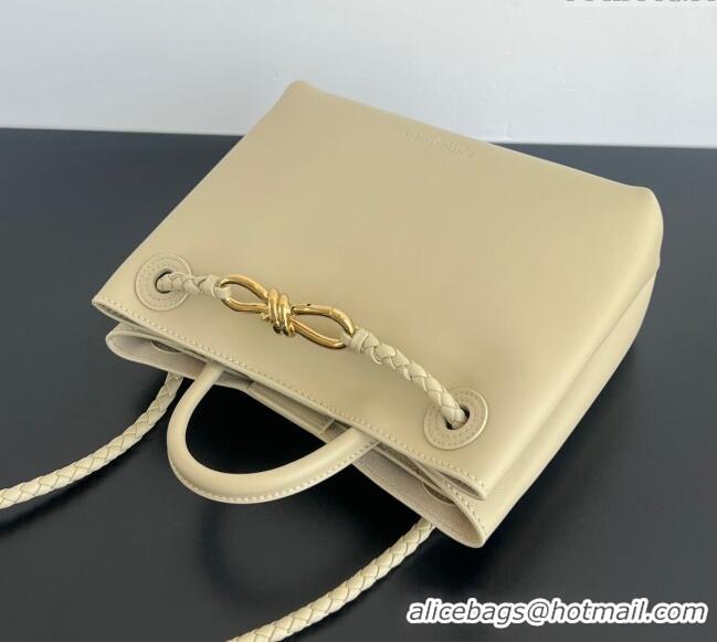 Good Product Bottega Veneta Small Andiamo Top Handle Bag in Calfskin Leather 810213 Light butterscotch Beige 2025