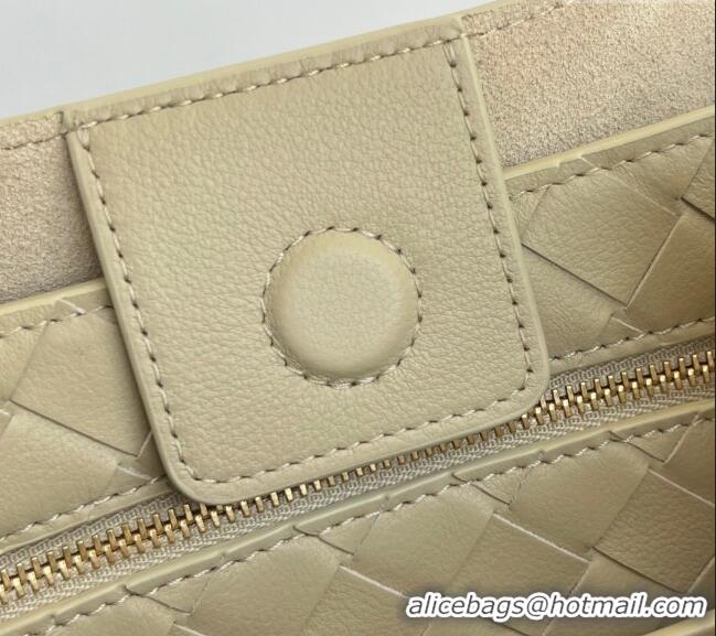 Good Product Bottega Veneta Small Andiamo Top Handle Bag in Calfskin Leather 810213 Light butterscotch Beige 2025